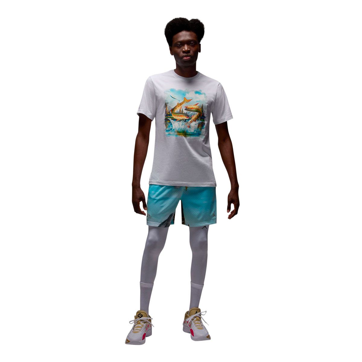 Jordan Mens Luka Gone Fishing Tee