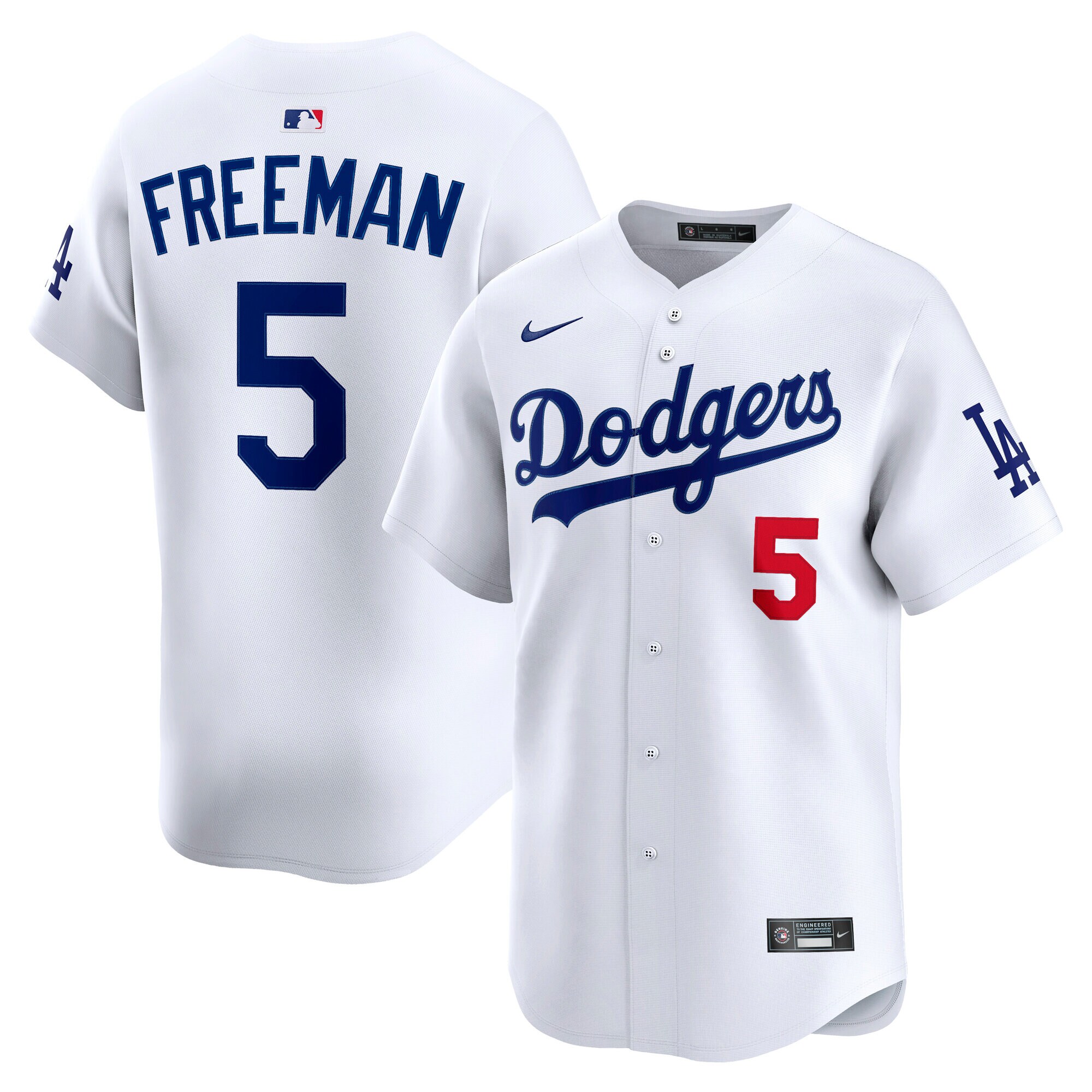Los Angeles Dodgers Freddie Freeman White Alternate Limited Player MLB Jersey Men's