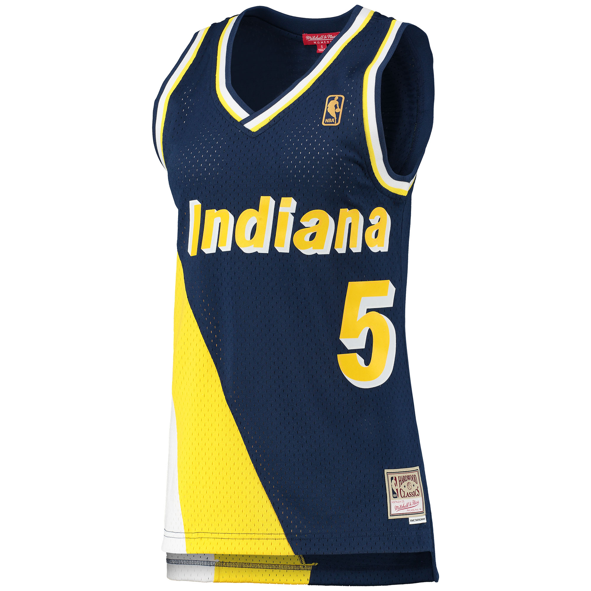Mitchell Ness Jalen Rose Navy Indiana Pacers 1996/97 Hardwood Classics Swingman NBA Jersey Women's