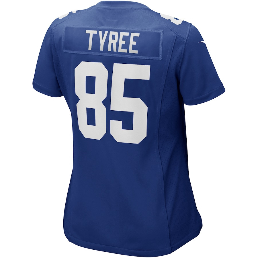 David Tyree 85 New York Giants Game Retired Royal NFL Jersey Women's