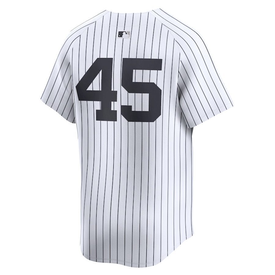 Gerrit Cole 45 New York Yankees Home Limited Player White MLB Jersey Men's