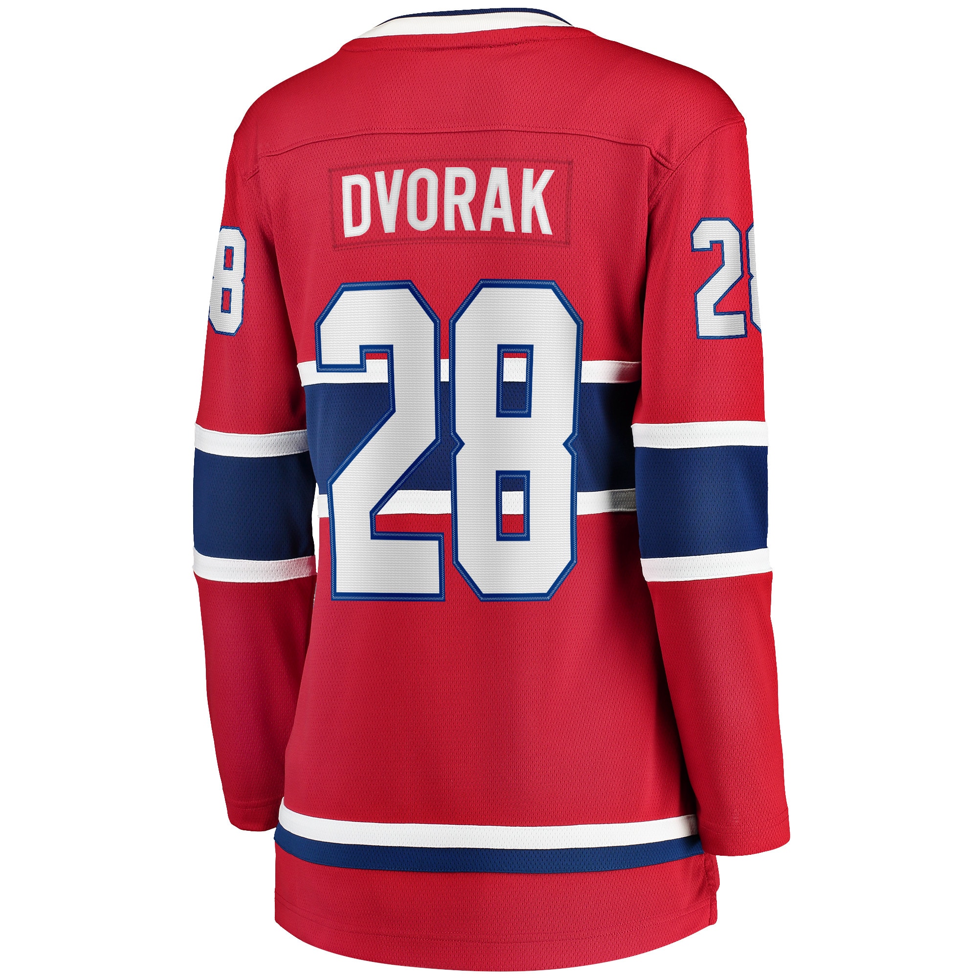 Montreal Canadiens Christian Dvorak Red Home Breakaway Player NHL Jersey Women's