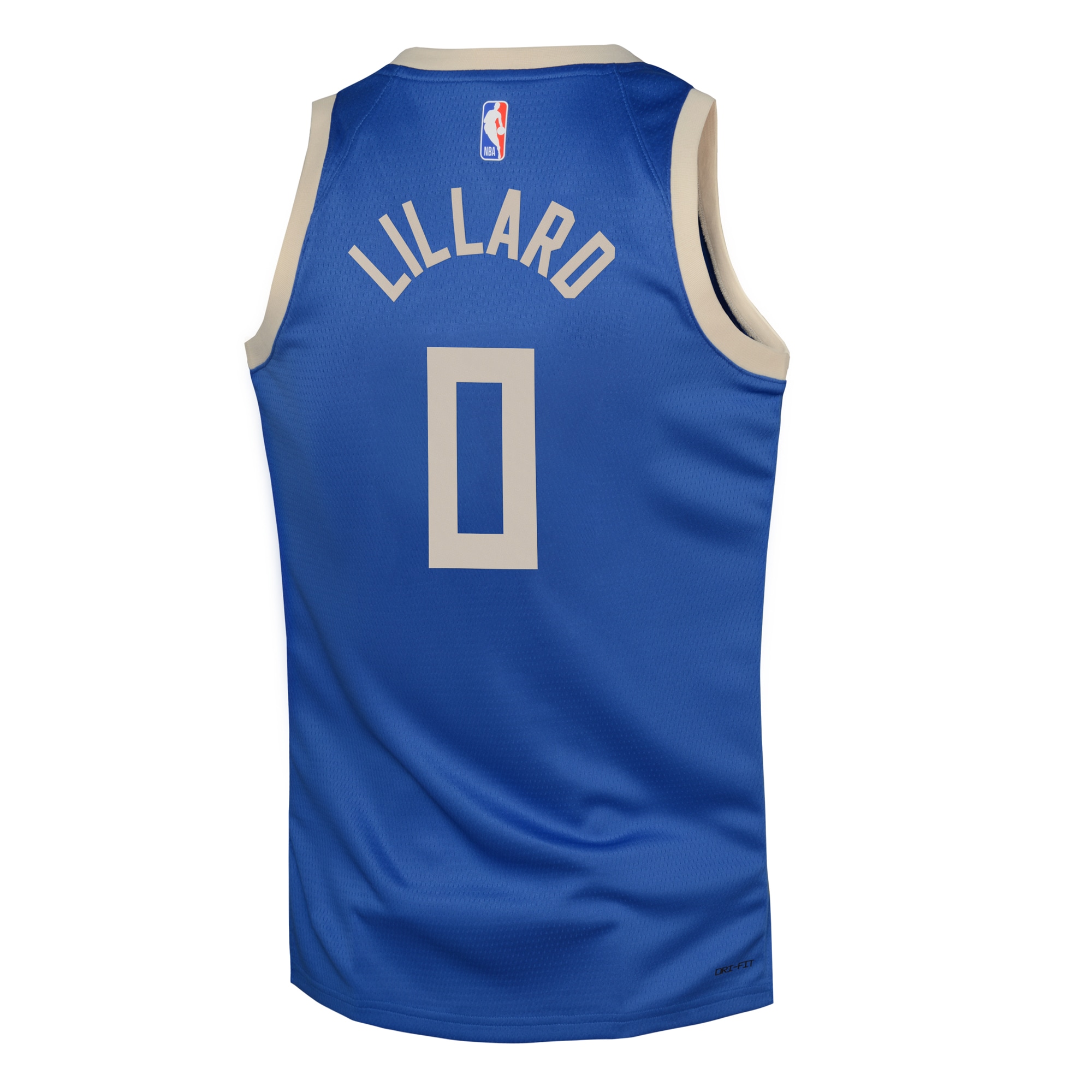Milwaukee Bucks City Edition Swingman 2024 Royal Damian Lillar NBA Jersey Youth