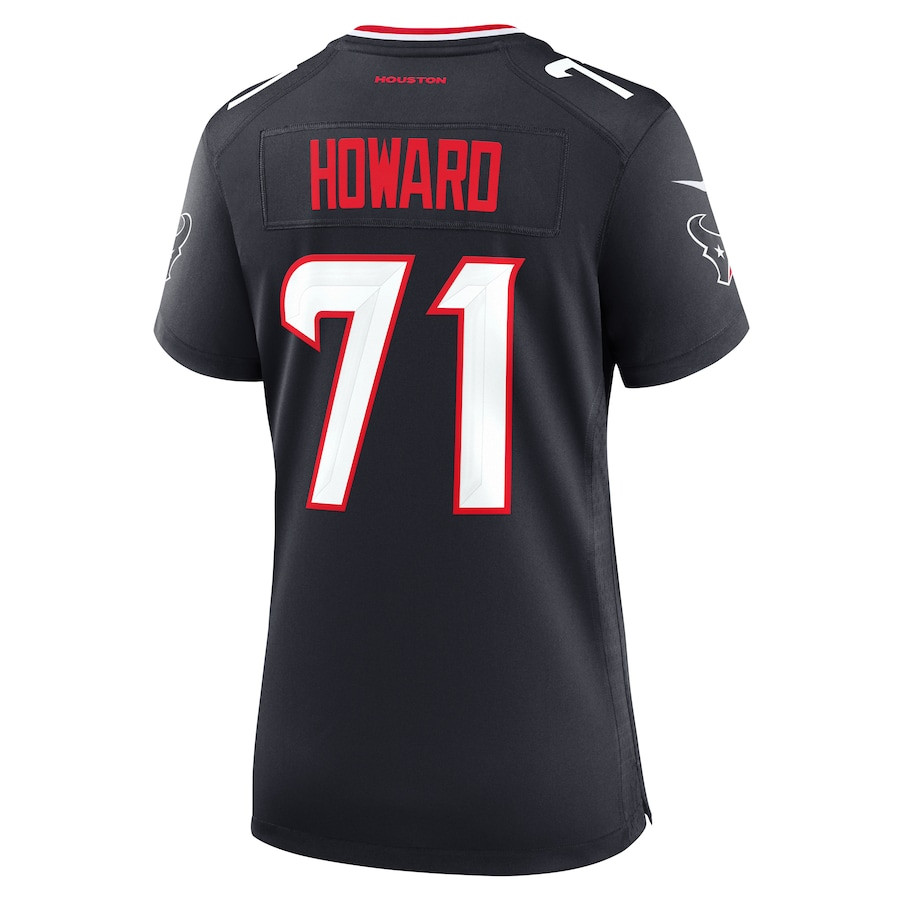 Tytus Howard 71 Houston Texans Team Game Navy NFL Jersey Women's