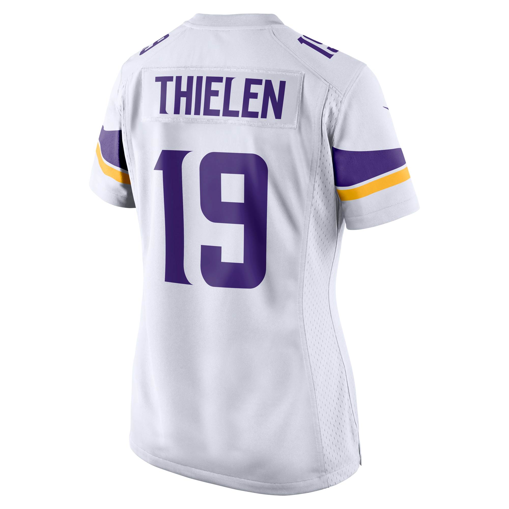 Minnesota Vikings Adam Thielen White Game NFL Jersey Women's