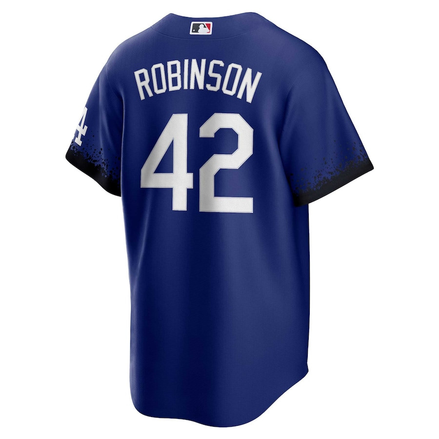 Jackie Robinson 42 Los Angeles Dodgers City Connect Royal MLB Jersey Men's