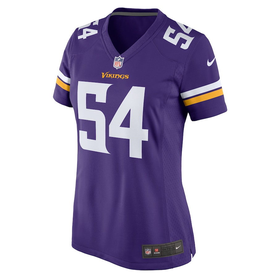 Kamu Grugier-Hill 54 Minnesota Vikings Game Purple NFL Jersey Women's