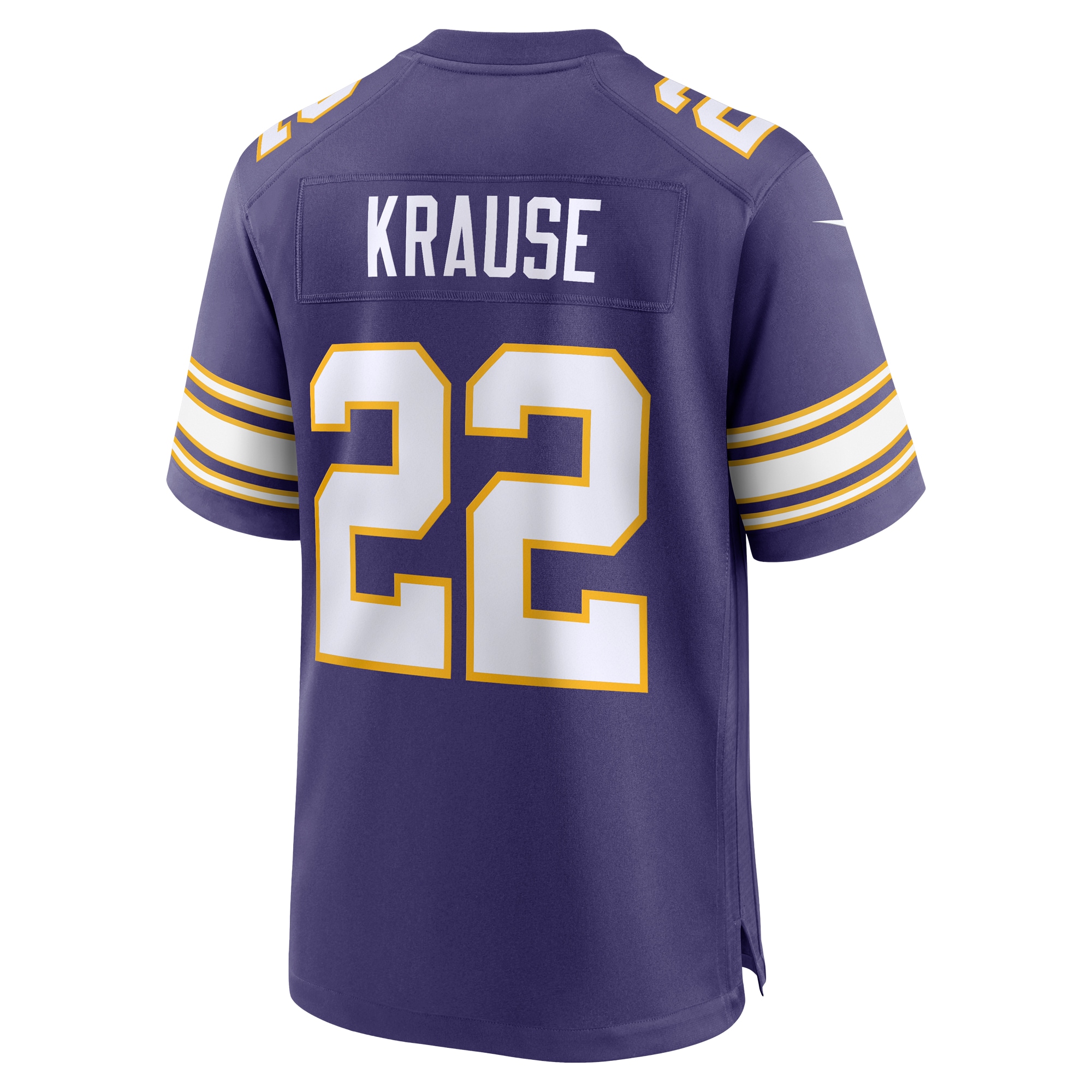 Minnesota Vikings Paul Krause Purple Classic Retired Player NFL Jersey Men's