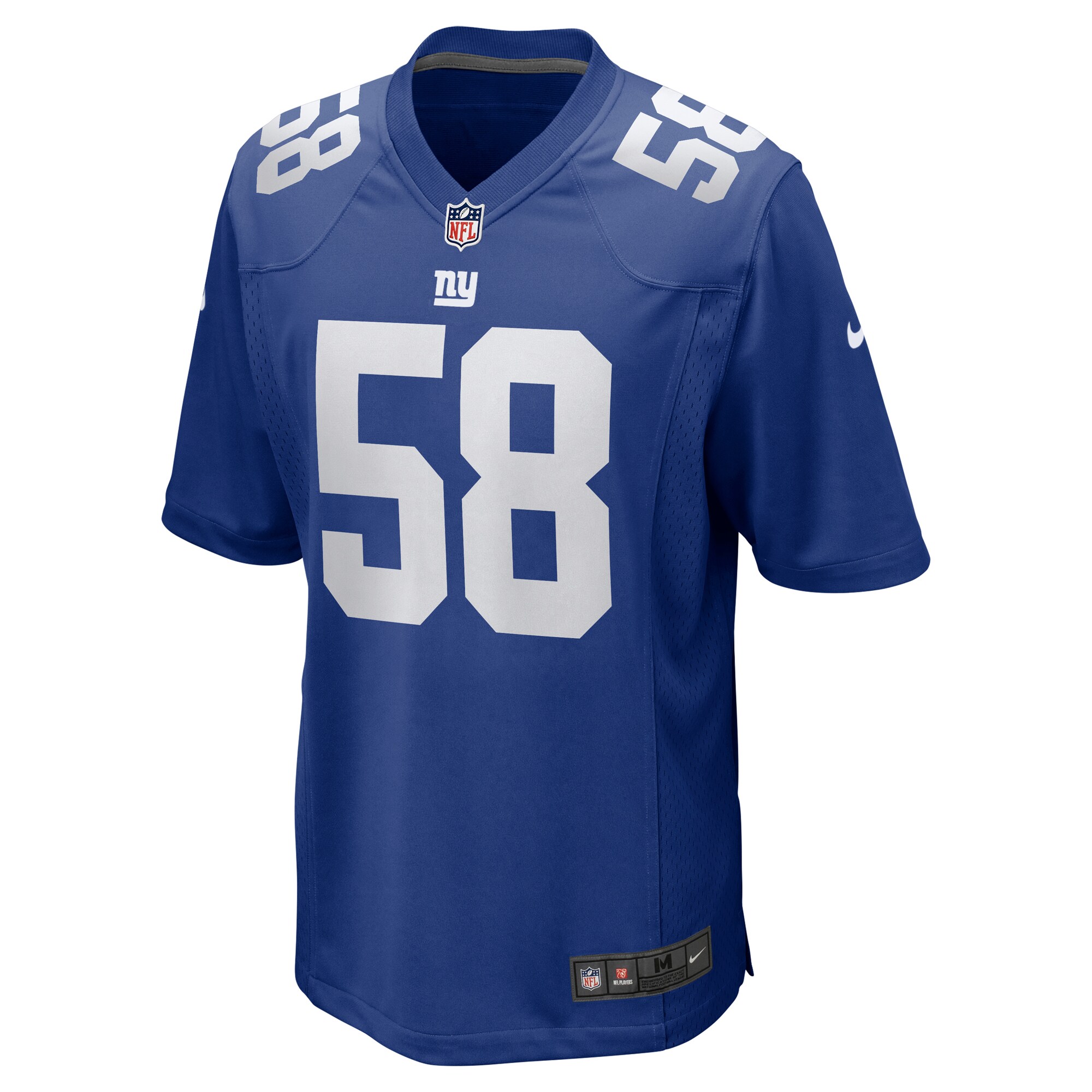 New York Giants Bobby Okereke Royal Game Player NFL Jersey Men's