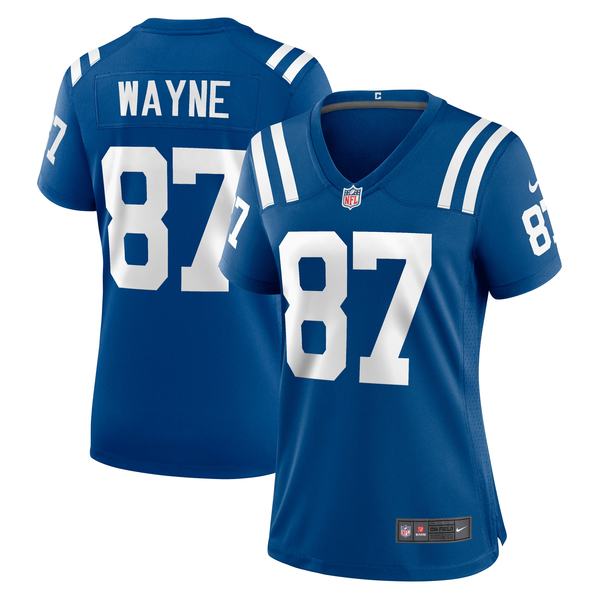 Indianapolis Colts Reggie Wayne Royal Retired Player Game NFL Jersey Women's