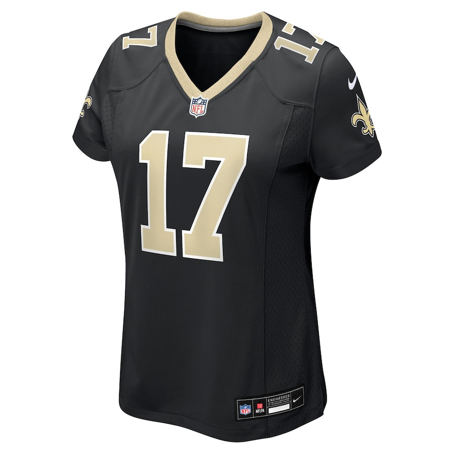 Dante Pettis 17 New Orleans Saints Game Black NFL Jersey Women's