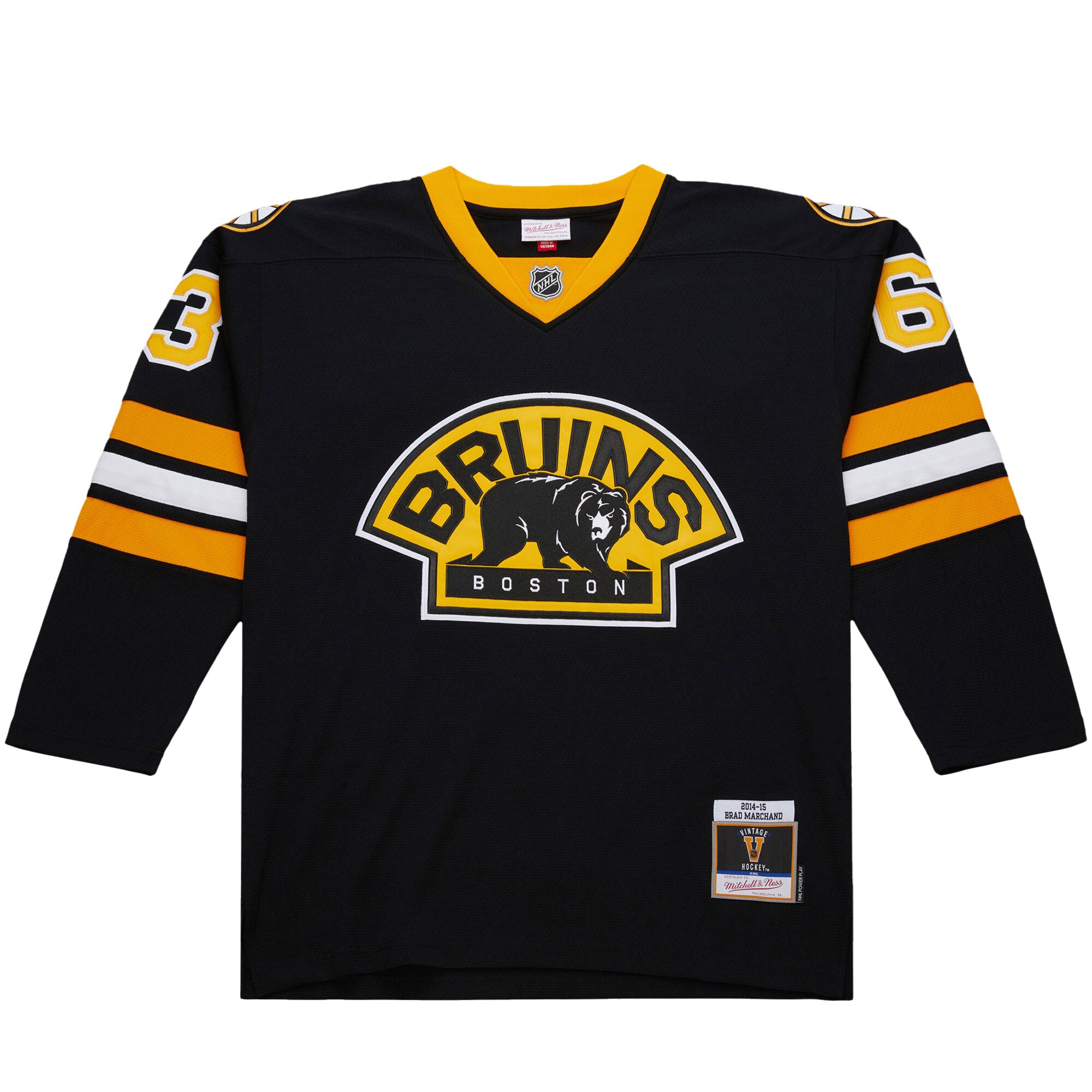 Boston Bruins Brad Marchand Black 2014-15 Power Play NHL Jersey Men's