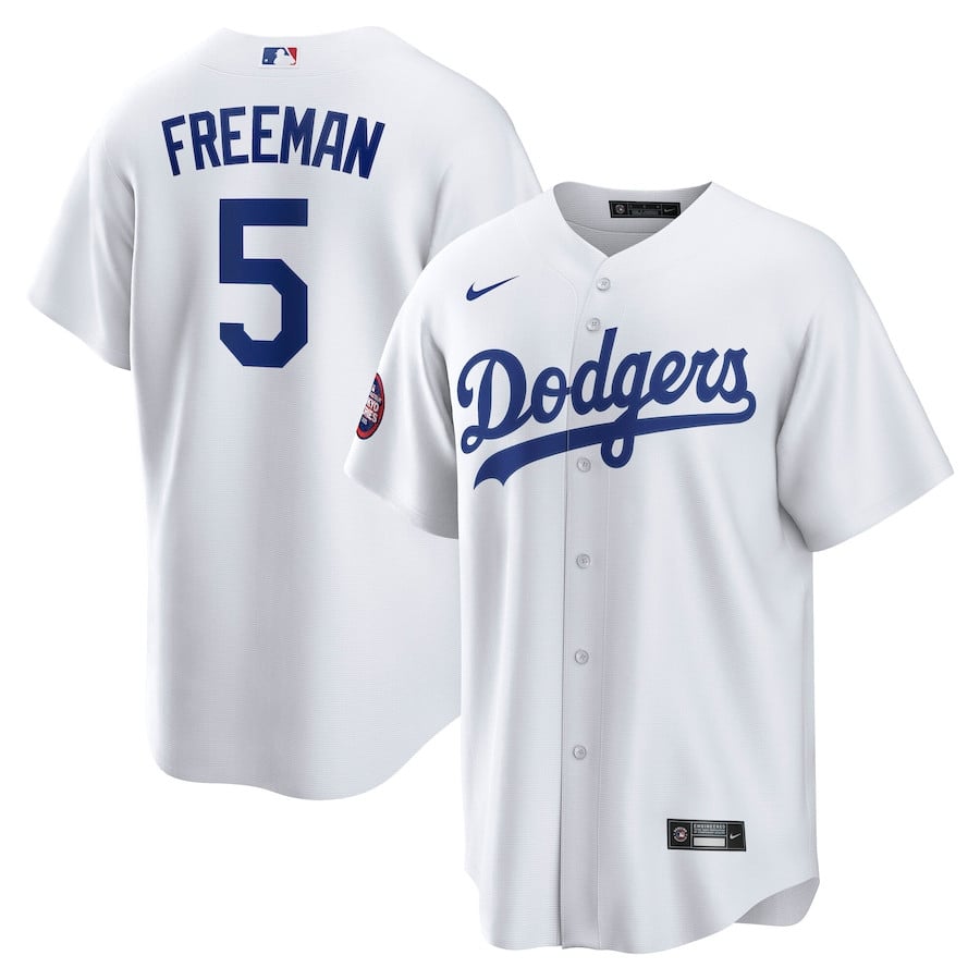 Freddie Freeman 5 Los Angeles Dodgers 2025 World Tour: Tokyo Series Home Player White MLB Jersey Men's
