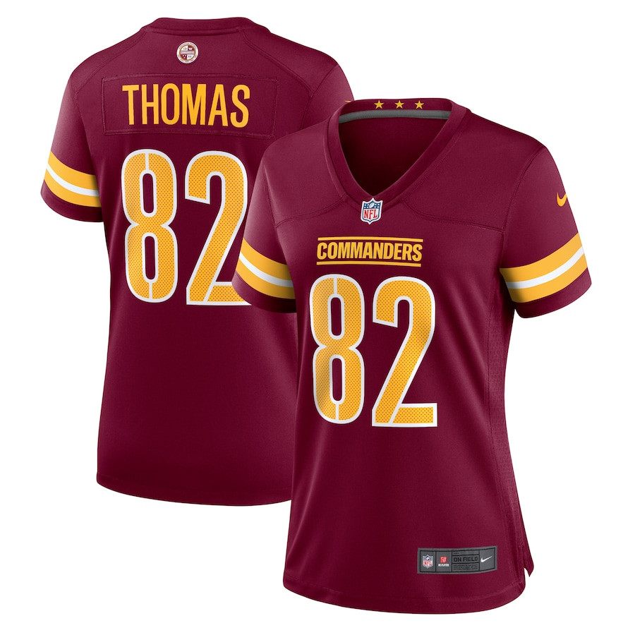 Logan Thomas 82 Washington Commanders Game Burgundy NFL Jersey Women's