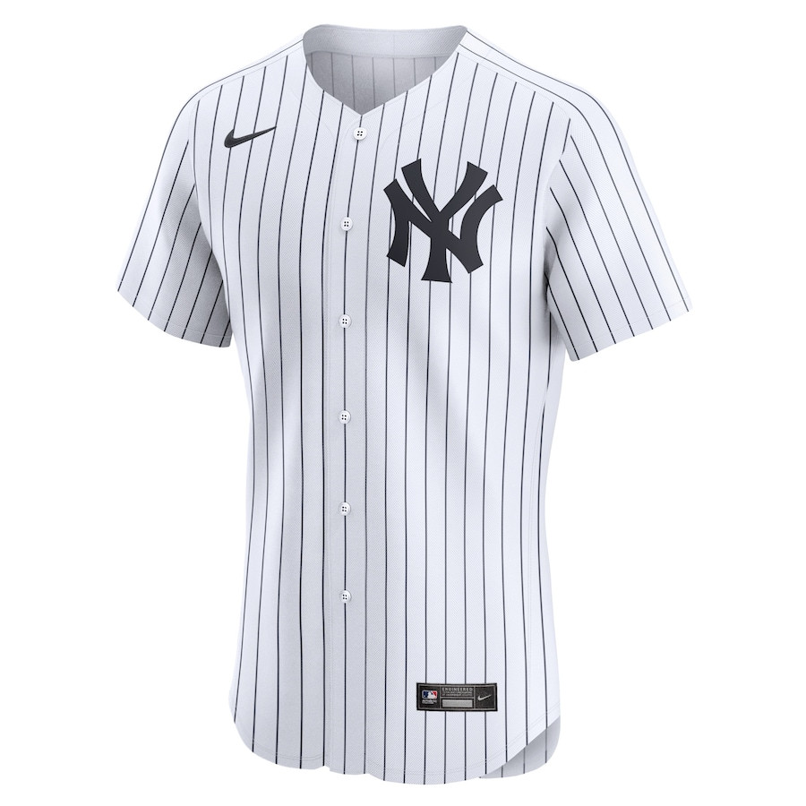 Jasson Dominguez 89 New York Yankees Home Elite Player White MLB Jersey Men's