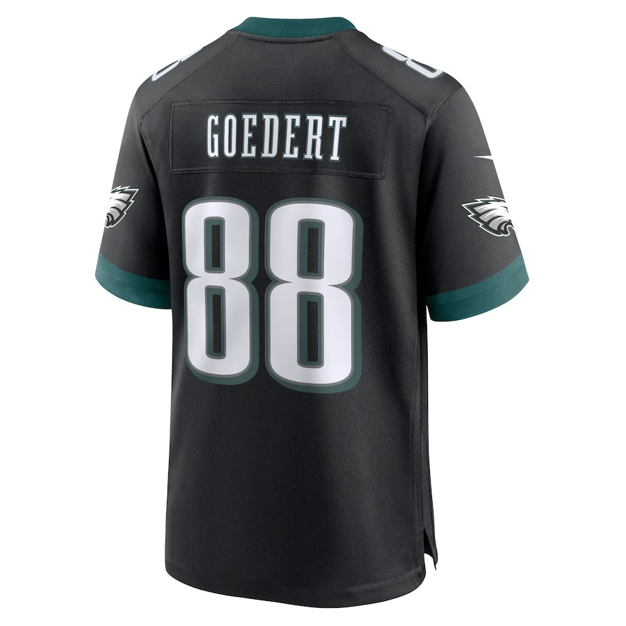 Dallas Goedert 88 Philadelphia Eagles Alternate Game Black NFL Jersey Men's