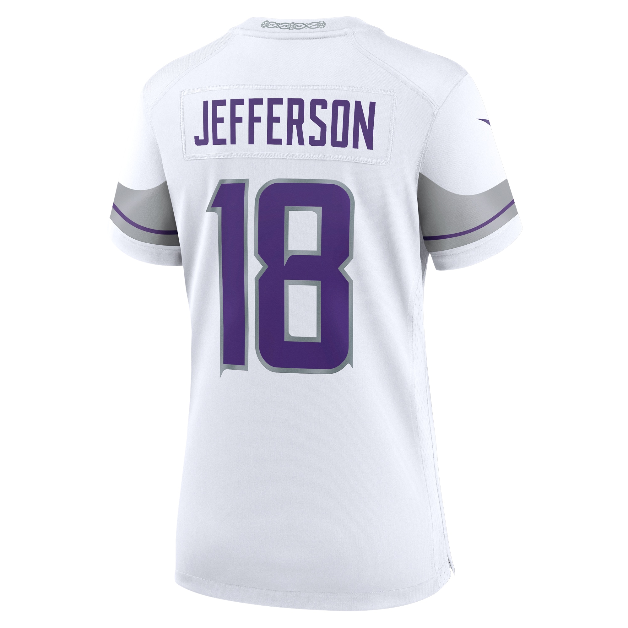 Minnesota Vikings Justin Jefferson White Alternate Game Player NFL Jersey Women's