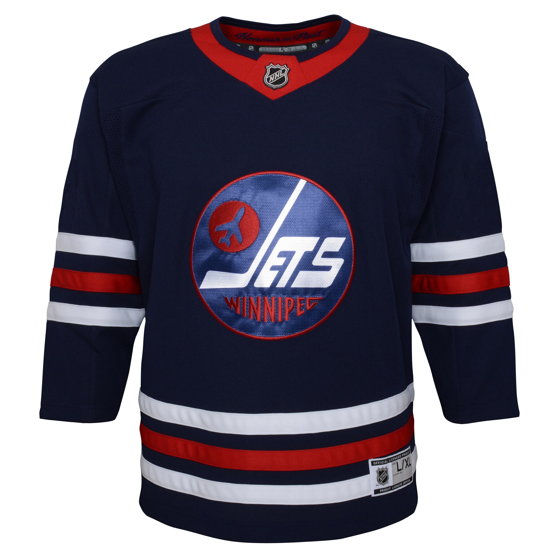 Winnipeg Jets Navy 2021/22 Alternate Premier NHL Jersey Youth