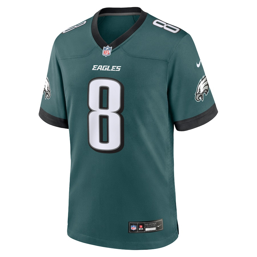 Chauncey Gardner-Johnson 8 Philadelphia Eagles Game Midnight Green NFL Jersey Men's
