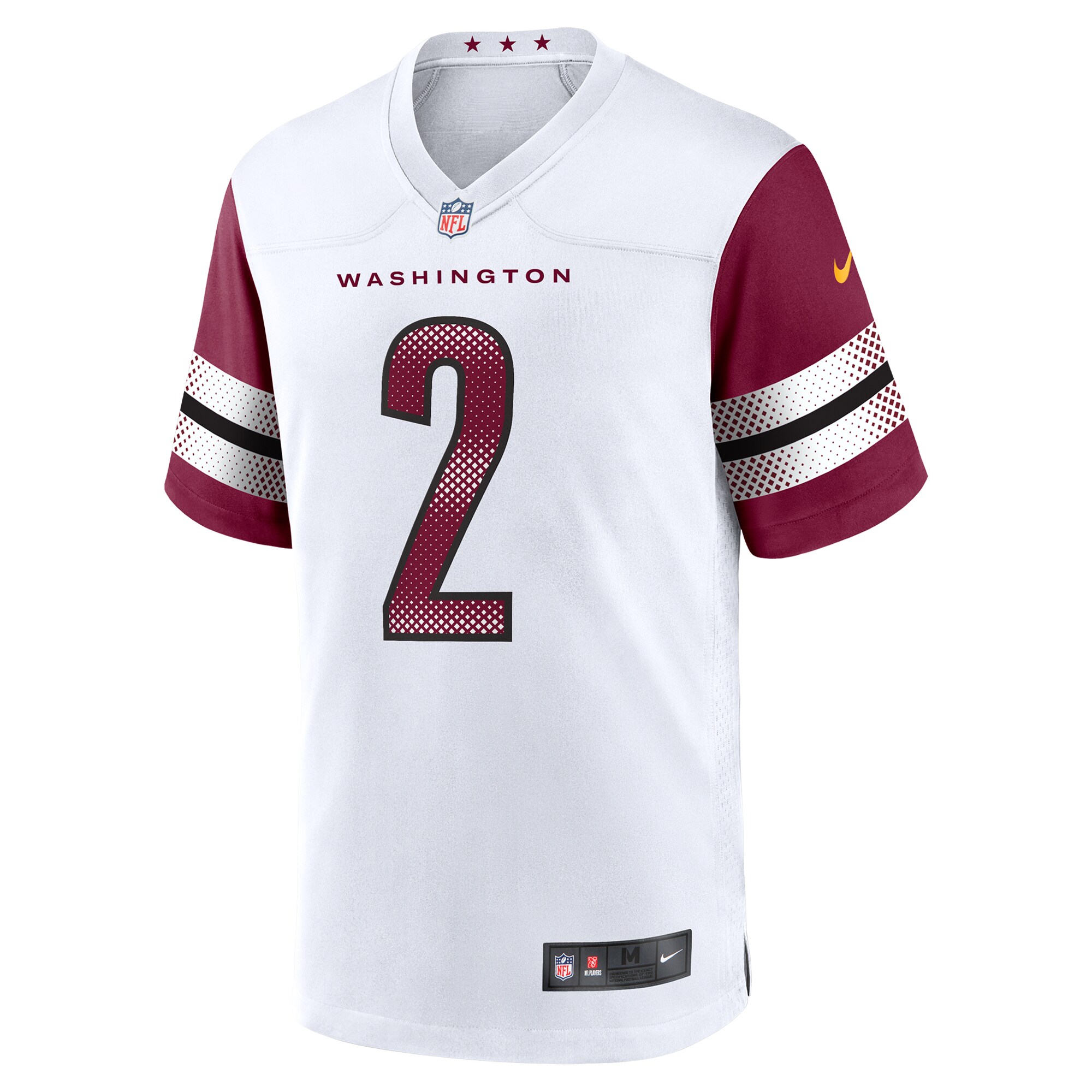 Washington Commanders Dyami Brown White Game NFL Jersey Men's
