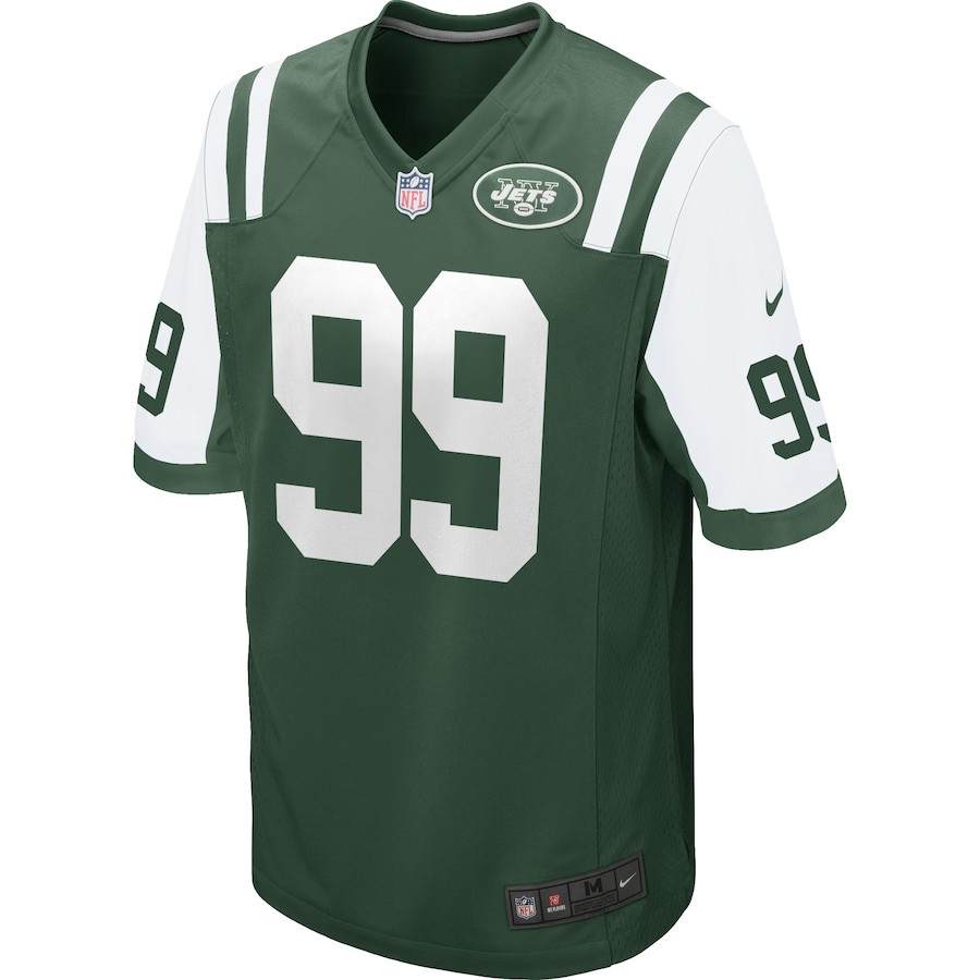 Mark Gastineau 99 New York Jets Retired Game Green NFL Jersey Men's