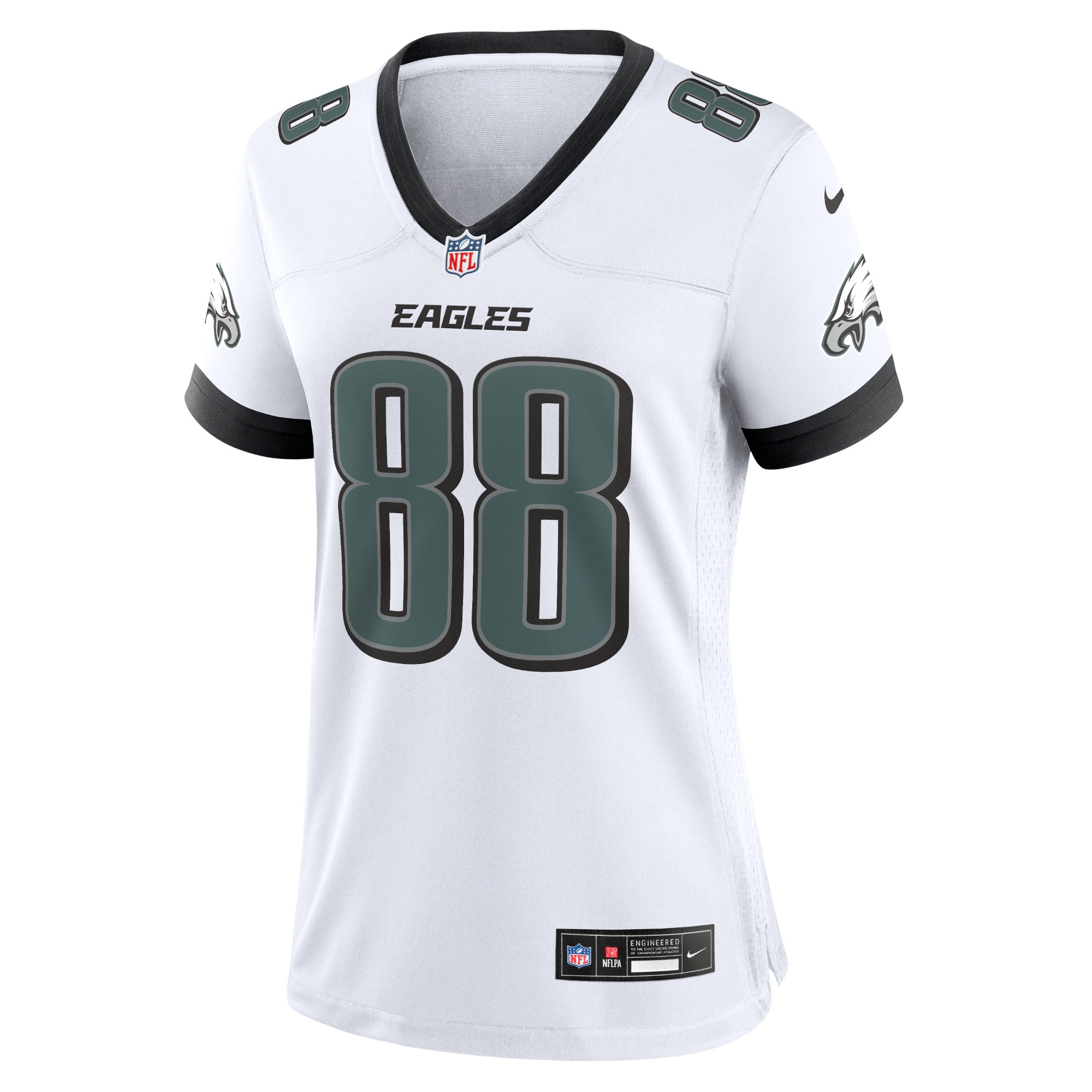 Philadelphia Eagles Dallas Goedert White White Game NFL Jersey Men's