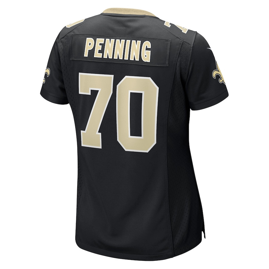 Trevor Penning 70 New Orleans Saints Game Black NFL Jersey Women's