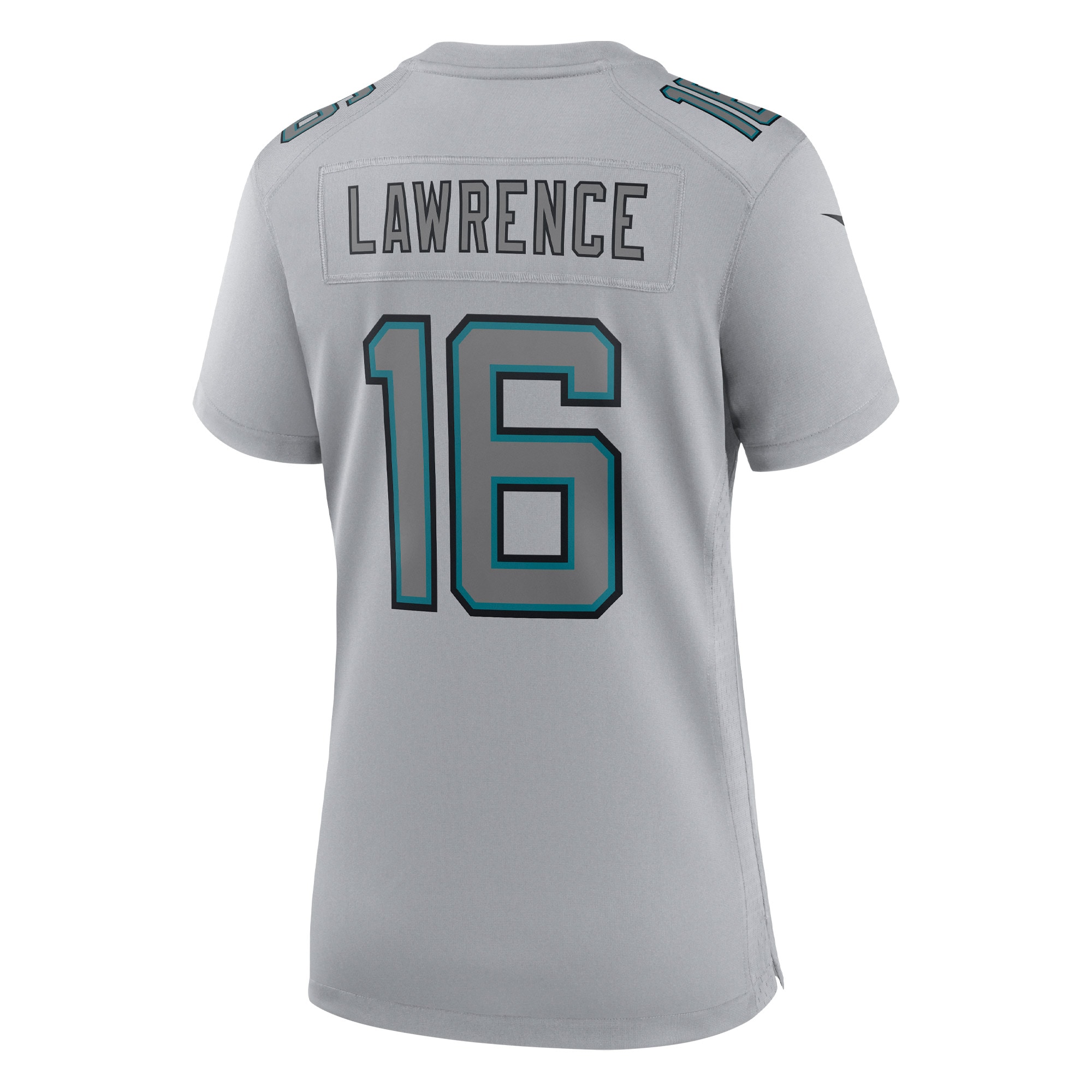Jacksonville Jaguars Trevor Lawrence Gray Atmosphere Fashion Game NFL Jersey Women's