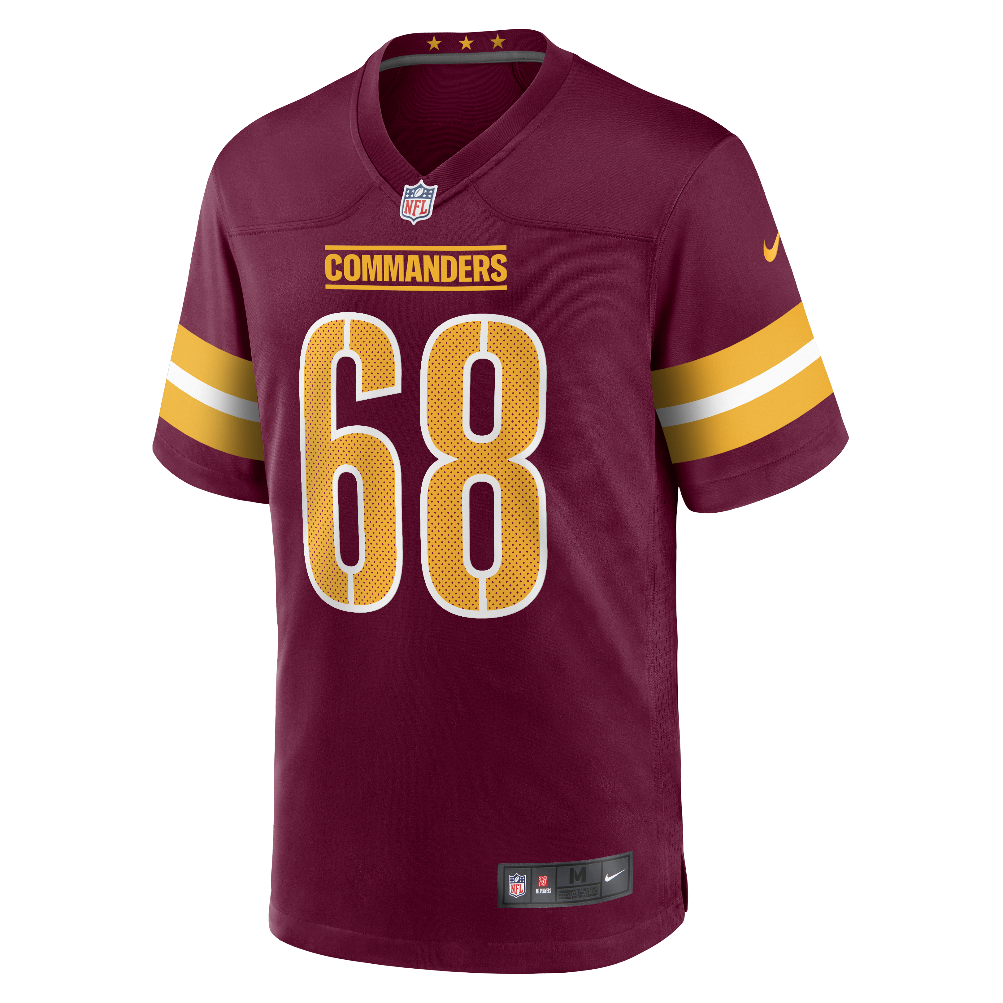 Washington Commanders Curtis Brooks Burgundy Game NFL Jersey Men's