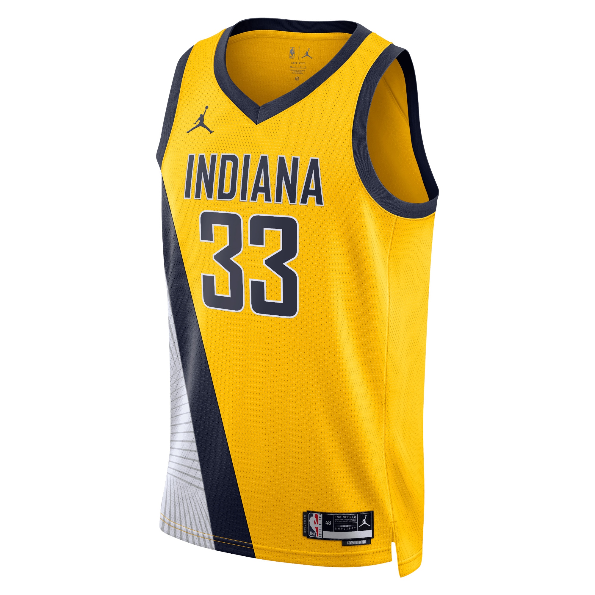 Indiana Pacers Jordan Statement Edition Swingman Navy Myles Turne Unisex NBA Jersey Unisex