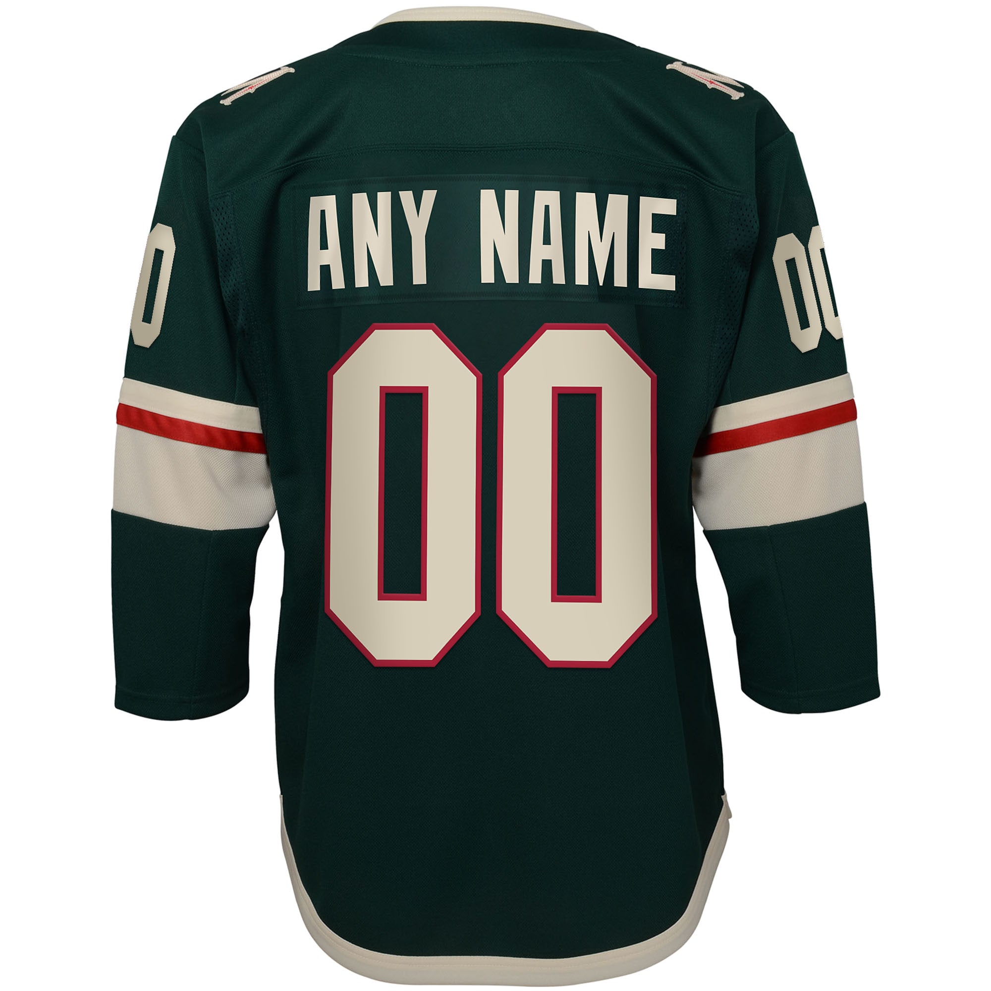 Minnesota Wild Green Home Premier Custom NHL Jersey Youth