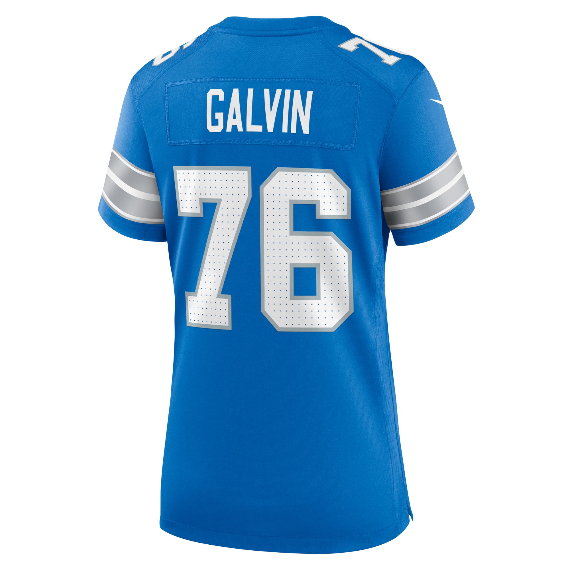 Detroit Lions Connor Galvin Blue Team Game NFL Jersey Women's