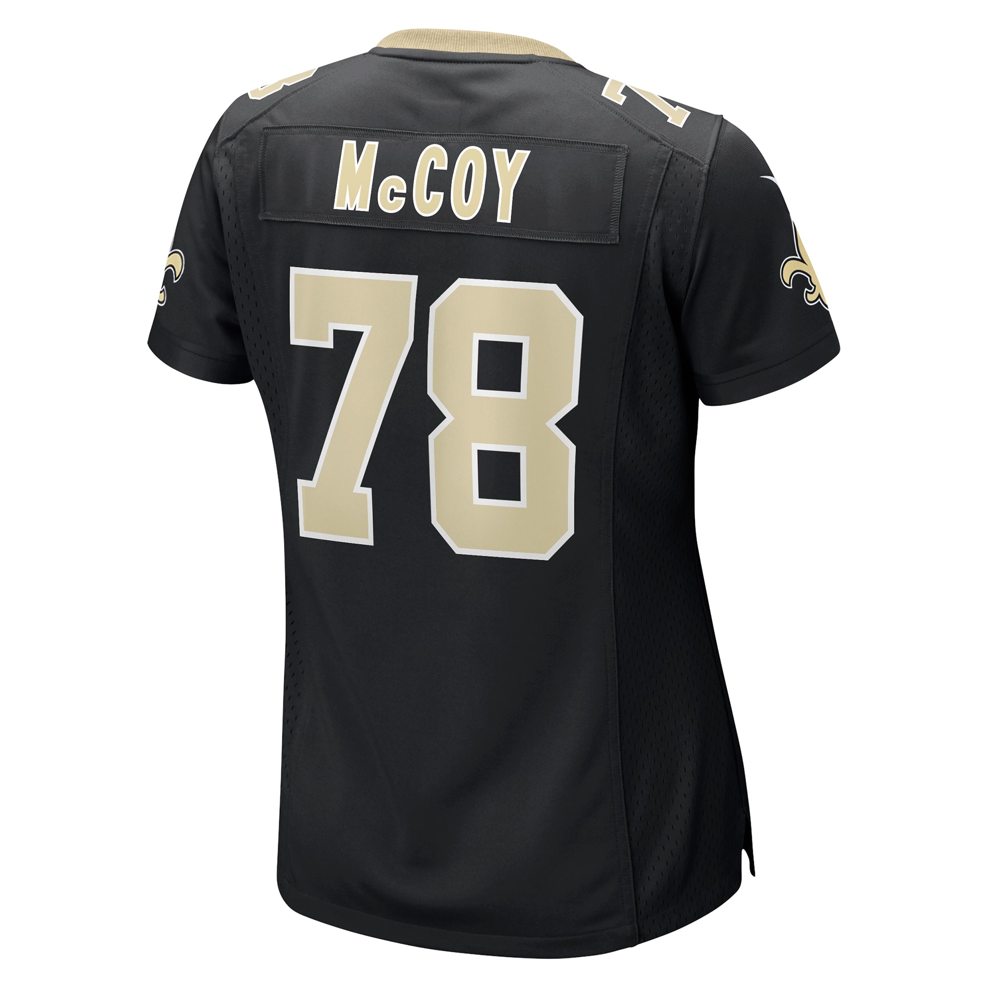 New Orleans Saints Erik Mccoy Black Game NFL Jersey Women's