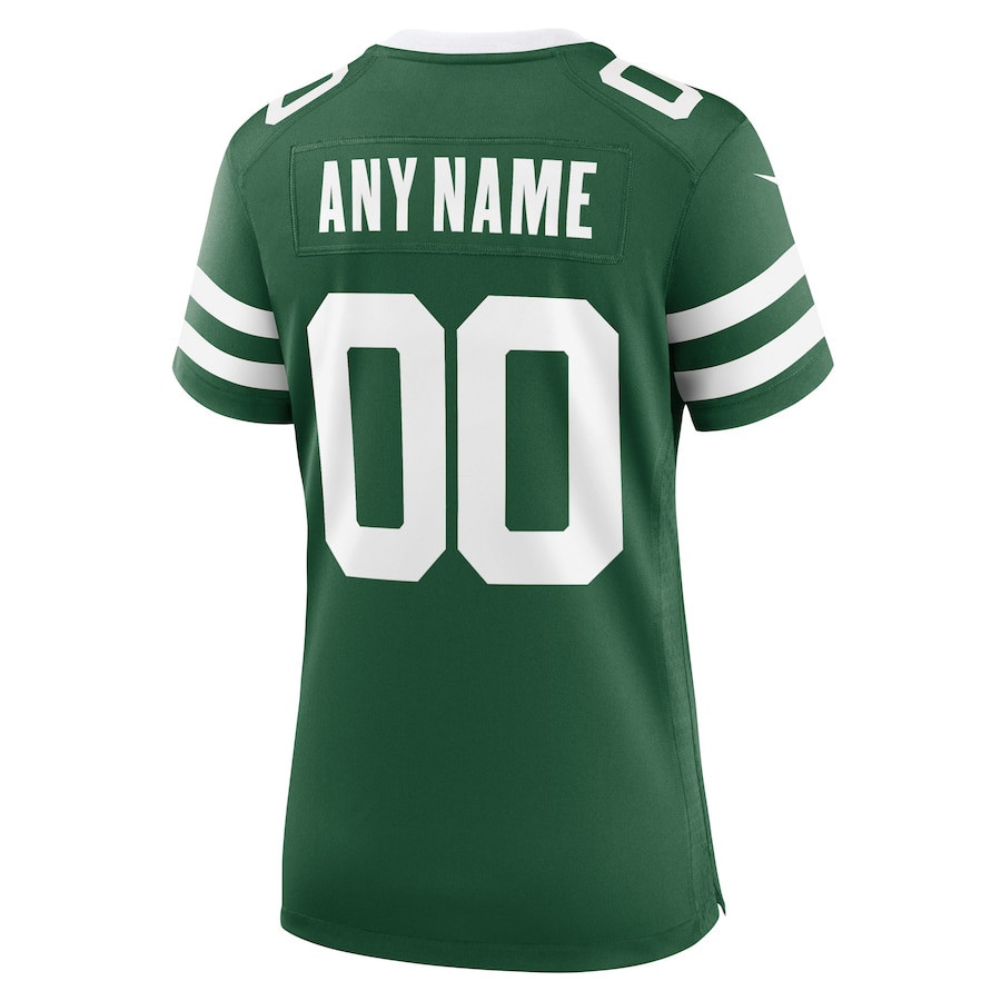 New York Jets Game Custom Women, Green NFL Jersey Women's