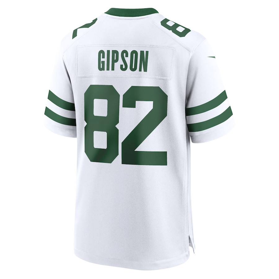 Xavier Gipson 82 New York Jets Game Legacy White NFL Jersey Men's