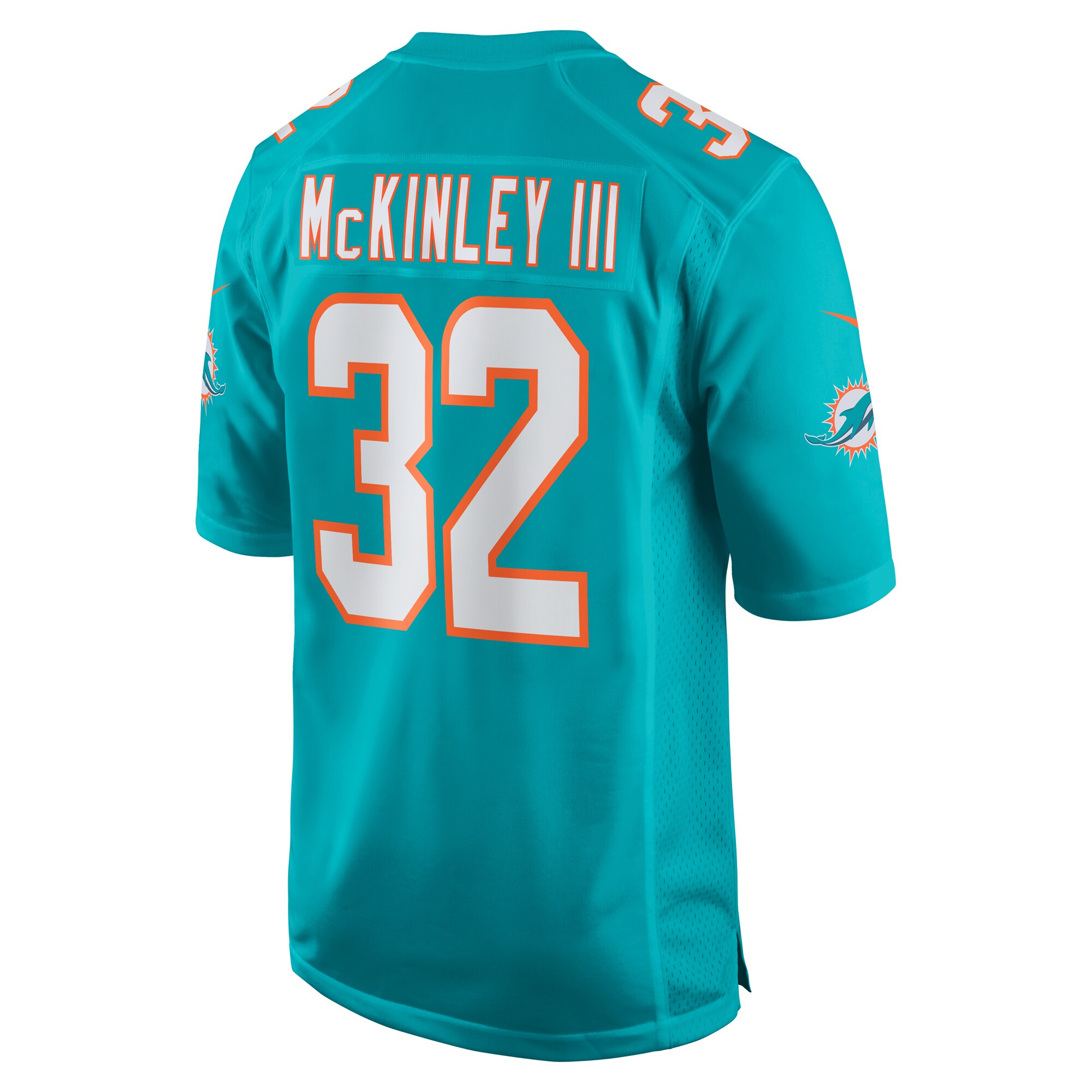 Miami Dolphins Verone McKinley III Aqua Game Player NFL Jersey Men's