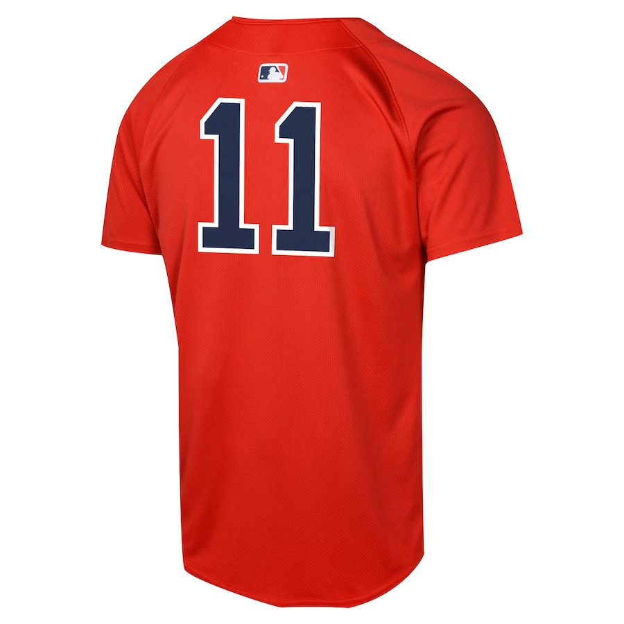 Rafael Devers 11 Boston Red Sox Alternate Limited Red MLB Jersey Youth