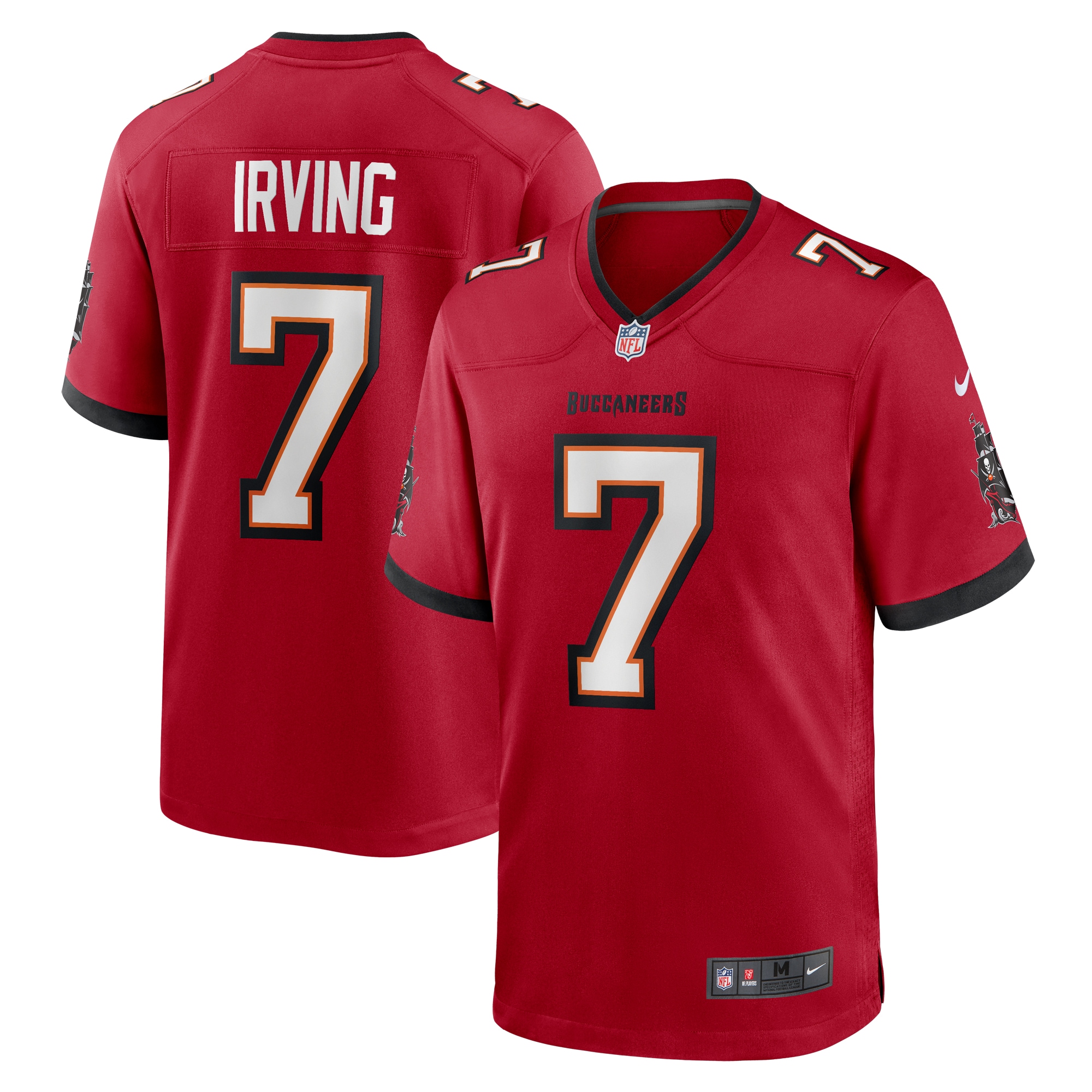 Tampa Bay Buccaneers Bucky Irving Red Game NFL Jersey Men's
