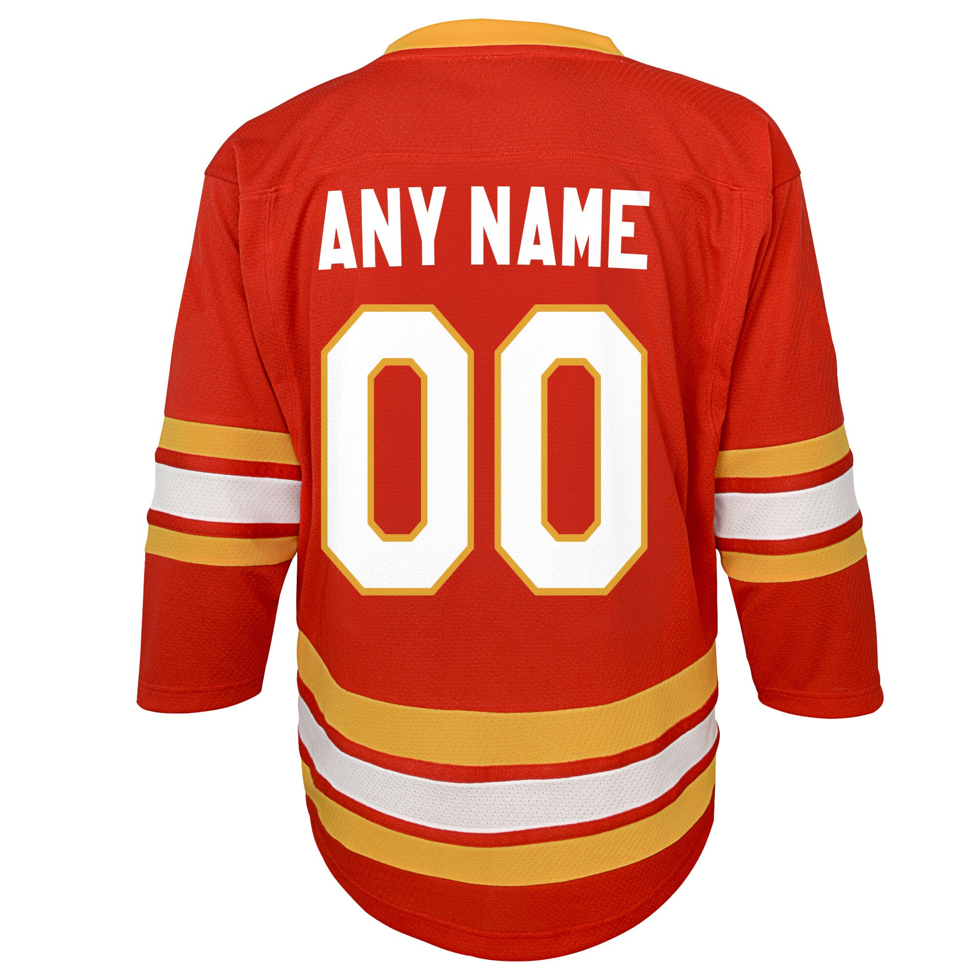 Calgary Flames Red Home Custom NHL Jersey Youth