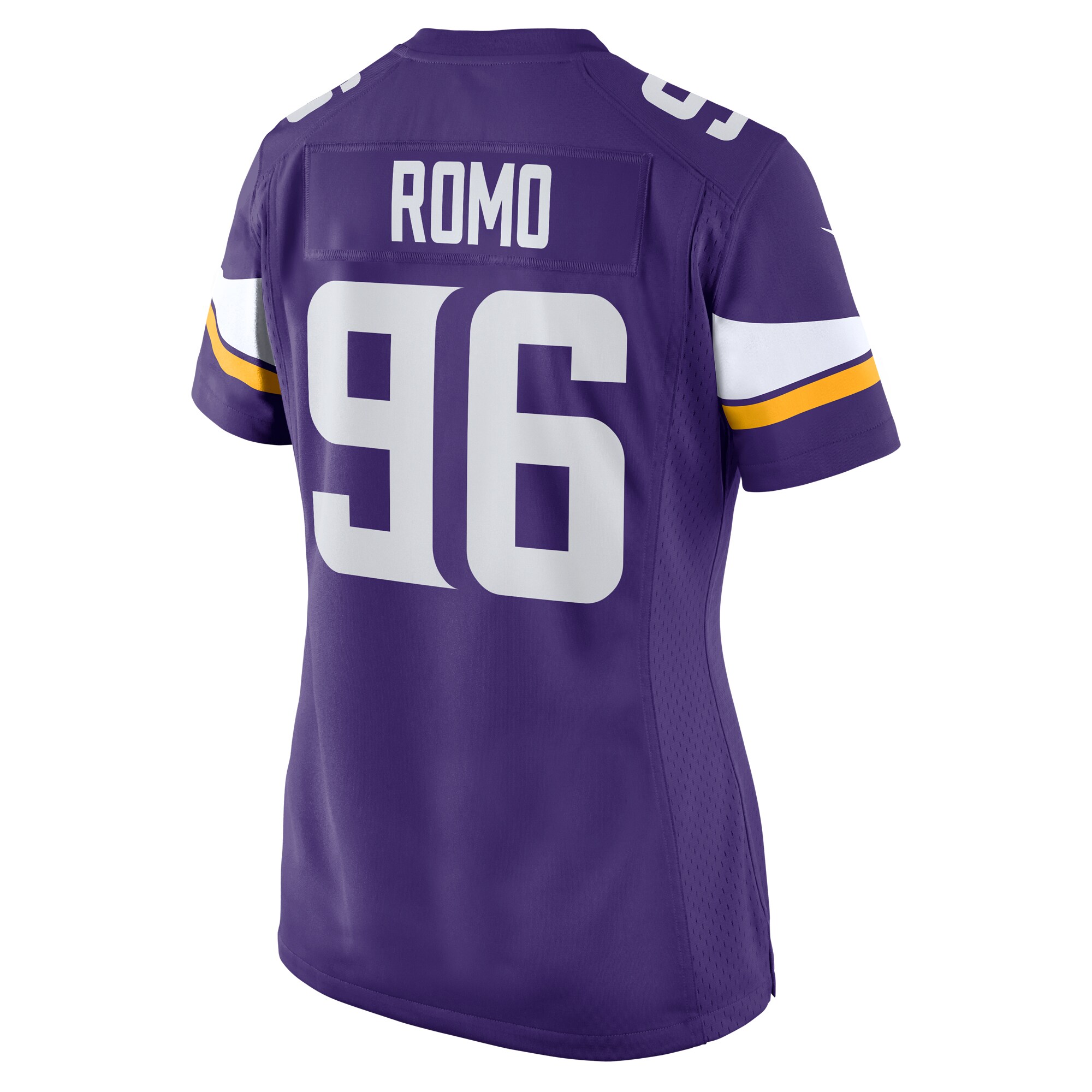 Minnesota Vikings John Parker Romo Purple Game NFL Jersey Women's