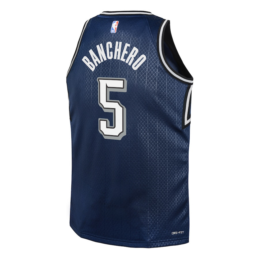 Paolo Banchero 5 Orlando Magicc 2023/24 City Edition Swingma Navy NBA Jersey Youth