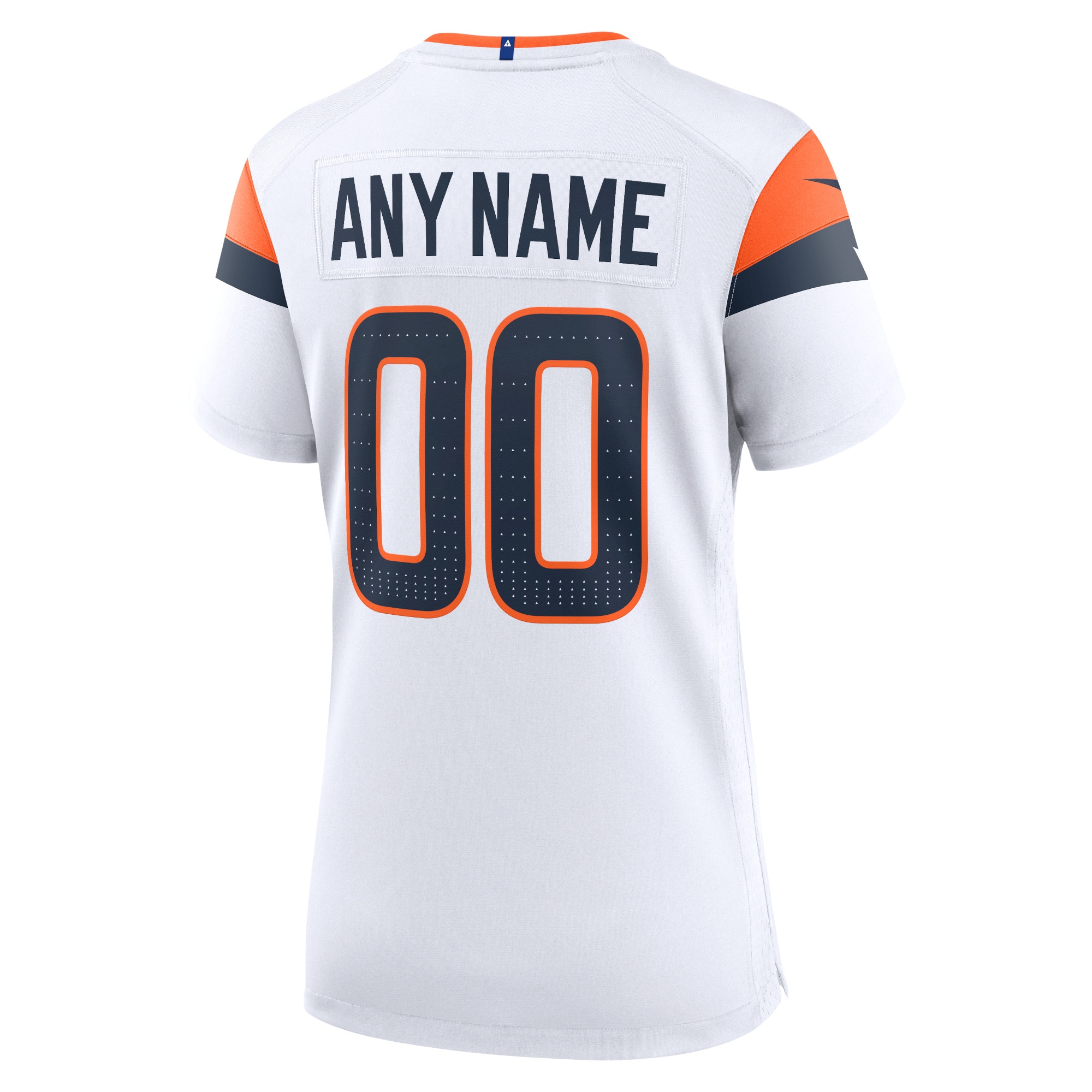 Denver Broncos White Mile High Collection Custom Game NFL Jersey Women's
