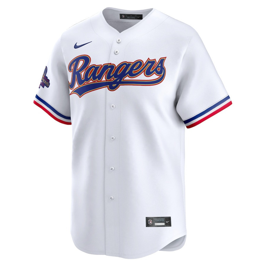 Corey Seager 5 Texas Rangers 2024 Gold Collection Limited White MLB Jersey Men's