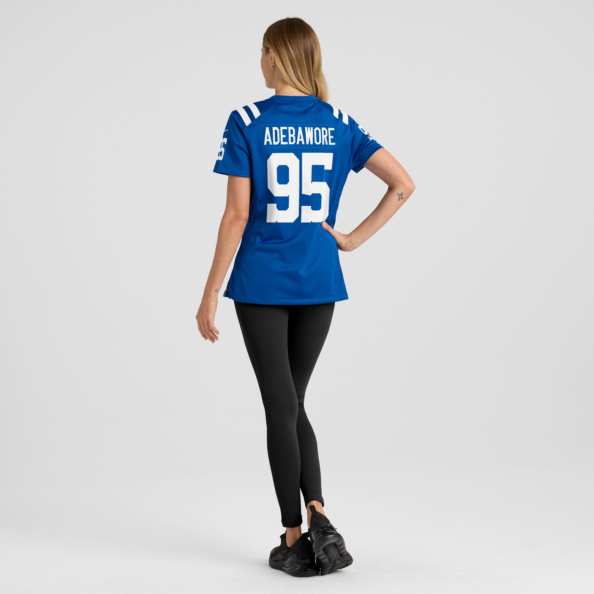 Indianapolis Colts Adetomiwa Adebawore Royal Team Game NFL Jersey Women's