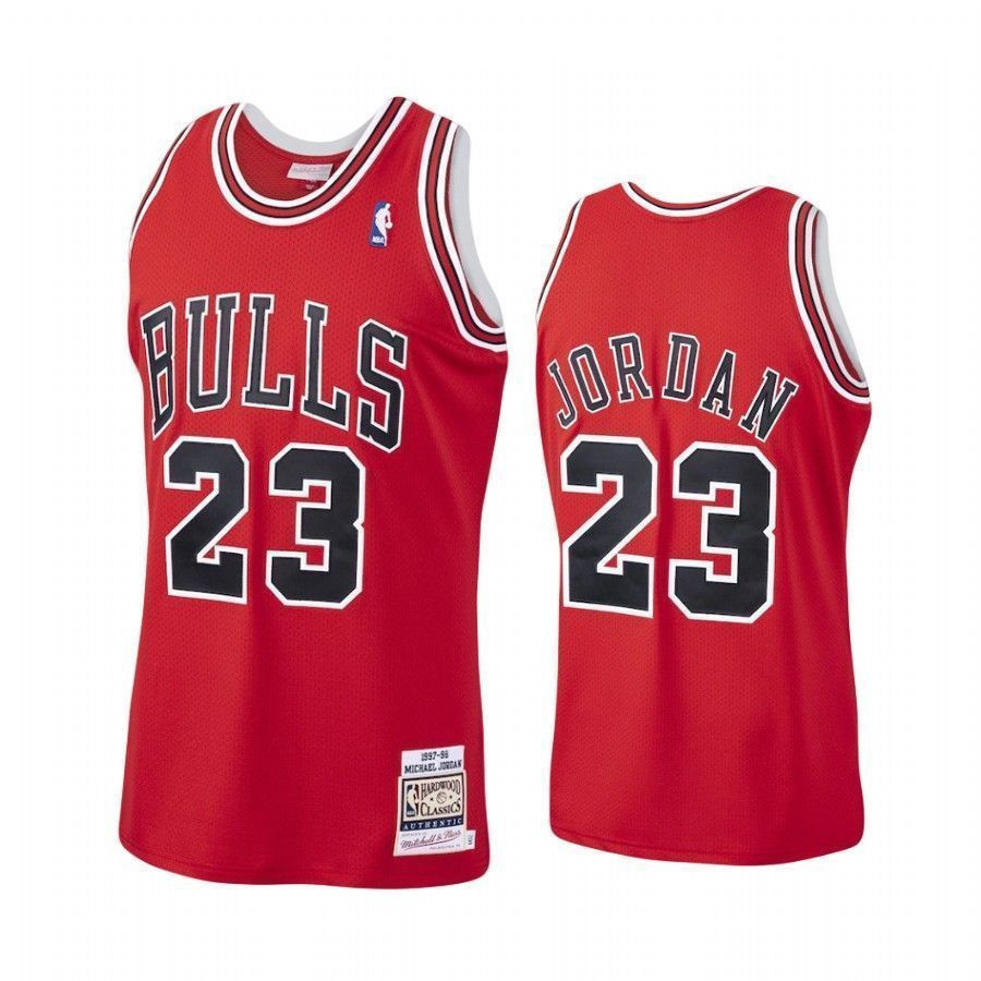 Chicago Bulls Michael Jordan 23 Hardwood Classics NBA Jersey Men's