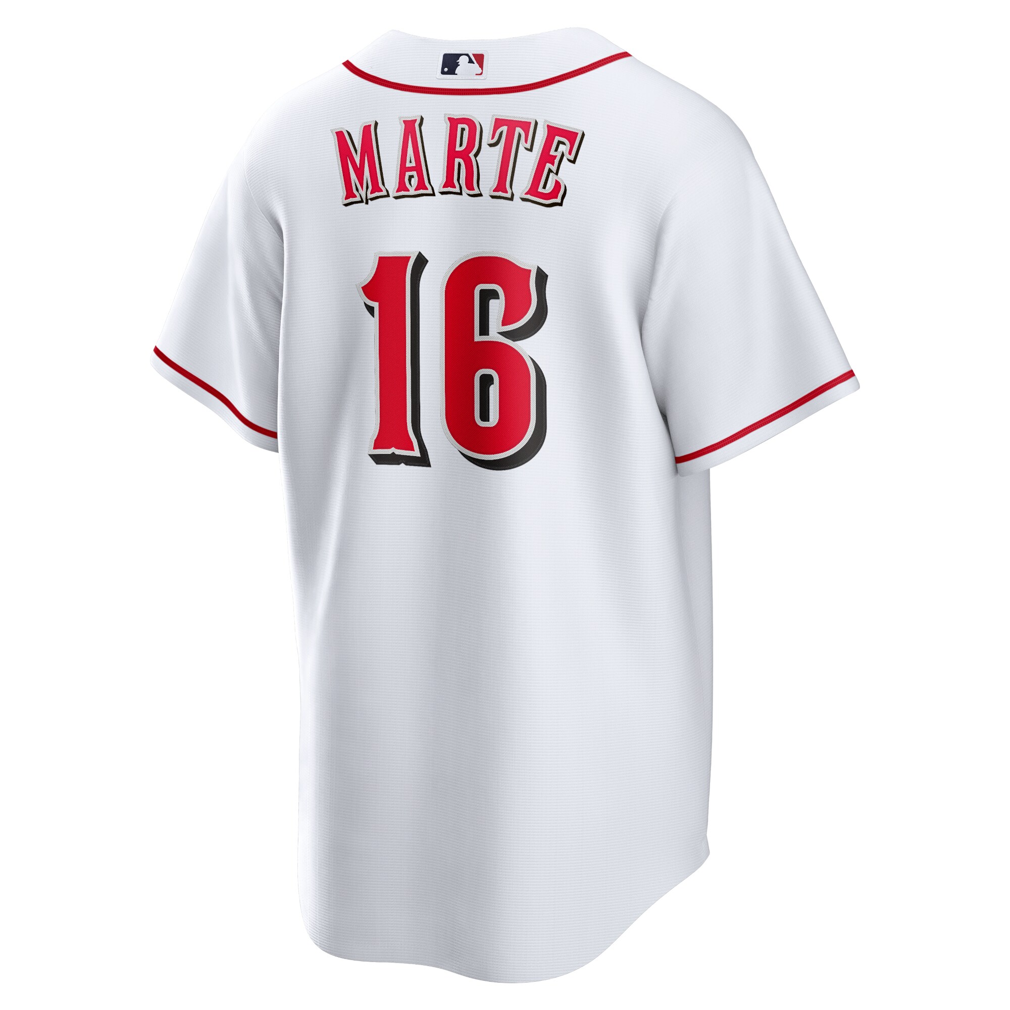 Cincinnati Reds Noelvi Marte White Home MLB Jersey Men's
