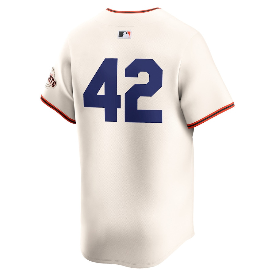 San Francisco Giants 2024 Jackie Robinson Day Home Limited Cream MLB Jersey Men's