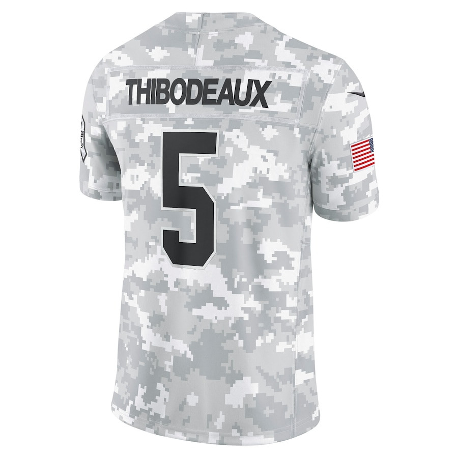 Kayvon Thibodeaux 5 New York Giants 2024 Salute to Service Limited Arctic Camo NFL Jersey Men's