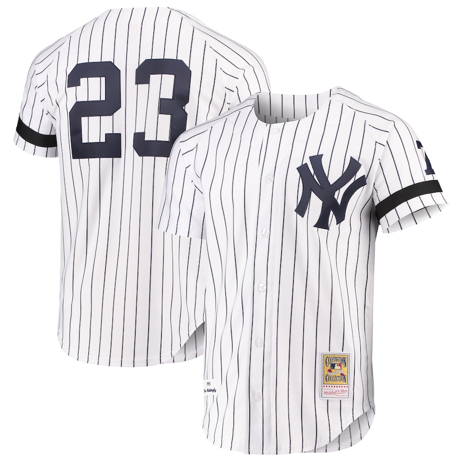 Don Mattingly New York Yankees Mitchell&Ness Cooperstown Collection Jersey White