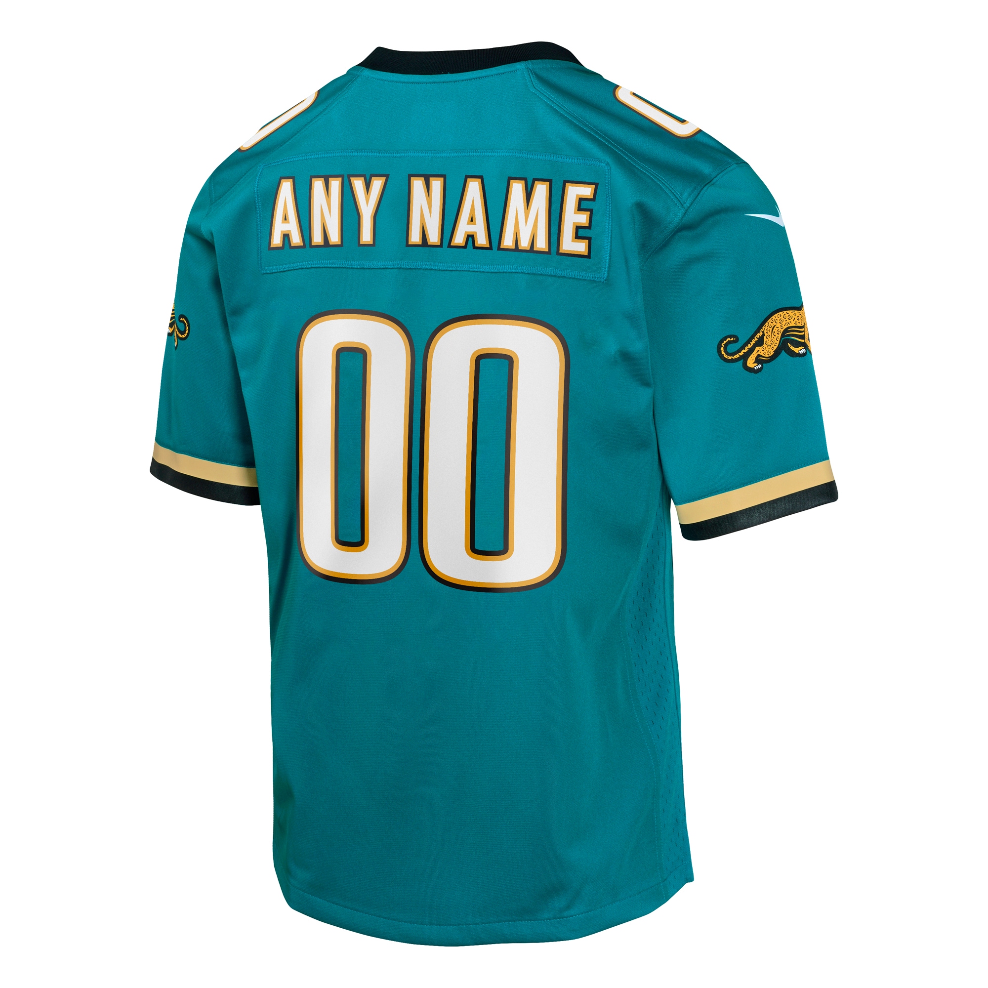 Jacksonville Jaguars Teal Prowler Throwback Custom Game NFL Jersey Youth